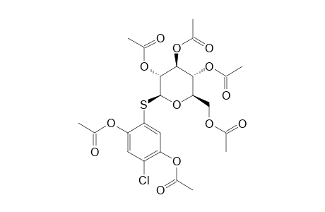 2-CHLORO-5-(2',3',4',6'-TETRA-O-ACETYL-BETA-D-GLUCOPYRANOSYLTHIO)-BENZENE-1,4-DIYL-DIACETATE