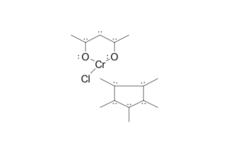 Chromium(III)chloride, (acetylacetonato)(pentamethylcyclopentadienyl)-