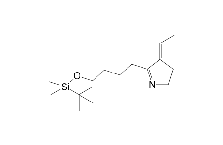 (E)-5-(4-(tert-butyldimethylsilyloxy)butyl)-4-ethylidene-3,4-dihydro-2H-pyrrole