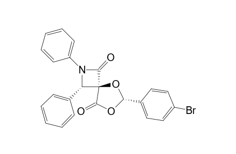(4-r,3-t,6-c)-2-Aza-5,7-dioxa-6-(4'-bromophenyl)-2,3-diphenyl-spiro[3.4]octane-1,8-dione