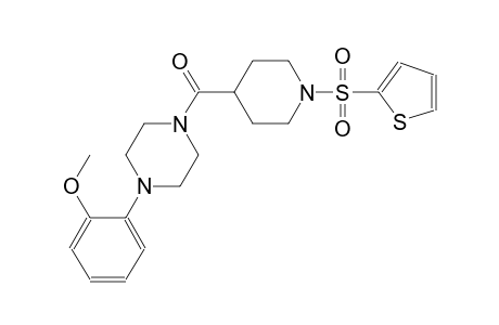methyl 2-(4-{[1-(2-thienylsulfonyl)-4-piperidinyl]carbonyl}-1-piperazinyl)phenyl ether