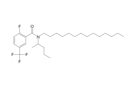 Benzamide, 2-fluoro-5-trifluoromethyl-N-(2-pentyl)-N-tetradecyl-