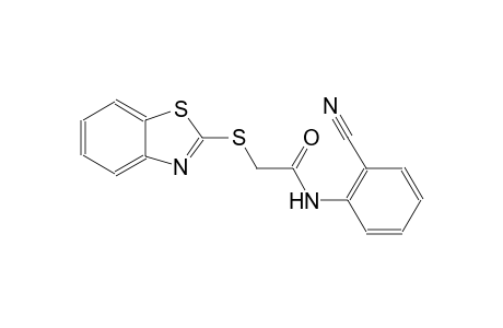 2-(1,3-benzothiazol-2-ylsulfanyl)-N-(2-cyanophenyl)acetamide