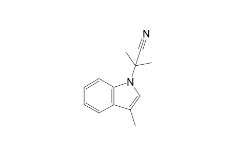 2-Methyl-2-(3-methyl-1H-indol-1-yl)propanenitrile