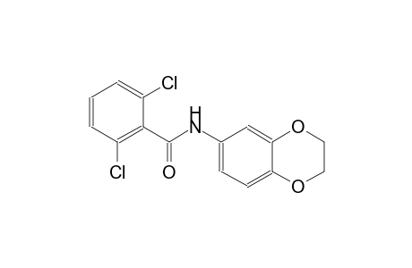 2,6-dichloro-N-(2,3-dihydro-1,4-benzodioxin-6-yl)benzamide