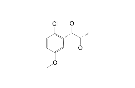 REL-(1S,2R)-1-(2'-CHLORO-5'-METHOXYPHENYL)-PROPANE-1,2-DIOL