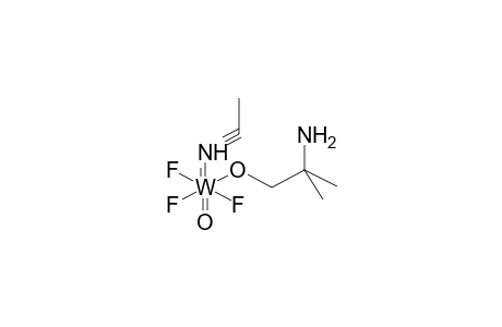 TRIFLUORO(2-AMINO-2-METHYLPROPOXY)OXOTUNGSTENE-ACETONITRIL COMPLEX