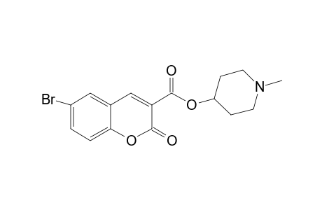 (1-methyl-4-piperidyl) 6-bromo-2-oxo-chromene-3-carboxylate