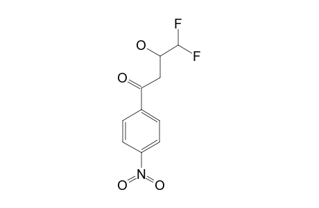 4,4-Difluoro-3-hydroxy-1-(4-nitrophenyl)-1-butanone