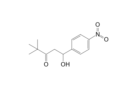 1-hydroxy-4,4-dimethyl-1-(4-nitrophenyl)-3-pentanone