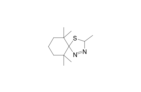 2,6,6,10,10-pentamethyl-1-thia-3,4-diazaspiro[4.5]dec-3-ene