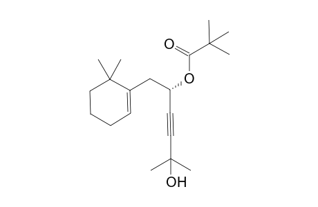 1-[(6',6'-Dimethyl-1'-cyclohexen-1'-yl)methyl]-4-hydroxy-4-methyl-2-pentynyl Pivalate