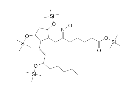 .alpha.-6-(methoxyimino)-7-(2-(3-(trimethylsiloxy)-1(E)-octenyl)-3,5-di(trimethylsiloxy)cyclopentyl)heptanoic acid trimethylsilyl ester