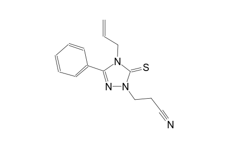 3-(4-Allyl-3-phenyl-5-thioxo-4,5-dihydro-1H-1,2,4-triazol-1-yl)propanenitrile