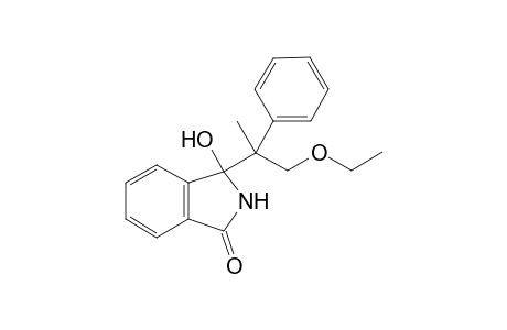 3-(2-Ethoxy-1-methyl-1-phenylethyl)-3-hydroxyisoindolin-1-one, diastereomer a