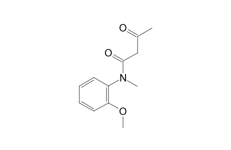 N-(2-Methoxyphenyl)-N-methyl-3-oxobutanamide
