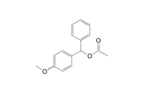 Phenyl(4-methoxyphenyl)carbinol, acetate (ester)