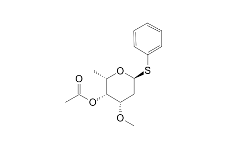 PHENYL-4-O-ACETYL-2,6-DIDEOXY-3-O-METHYL-1-THIO-ALPHA-L-LYXO-HEXOPYRANOSIDE