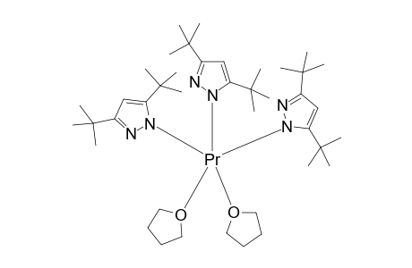 Tris(3,5-di-t-butylpyrazolato)bis(tetrahydrofuran)praseodymium(III)