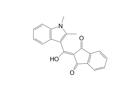 2-[Hydroxy(1,2-dimethyl-1H-indol-3-yl)methylene]-1H-indene-1,3(2H)-dione