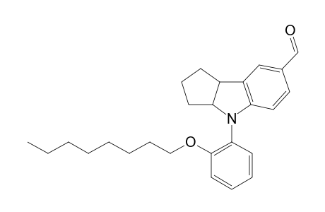 4-(2-Octyloxyphenyl)-1,2,3,3a,4,8b-hexahydrocyclopenta[b]indole-7-carbaldehyde