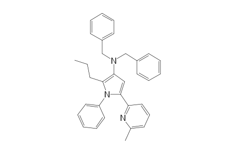 N,N-Dibenzyl-5-(6-methylpyridin-2-yl)-1-phenyl-2-propyl-1H-pyrrol-3-amine