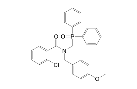 N-Diphenylphosphinylmethyl-N-(4-methoxyphenyl)methyl-2-chlorobenzamide
