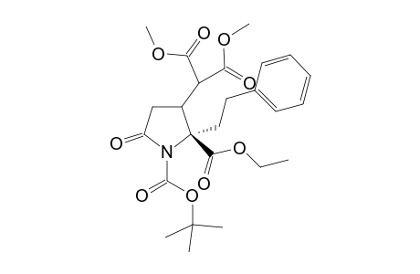 (2S,3S)-1-(tert-Butyl) 2-Ethyl 3-[di(methoxycasrbonyl)methyl]-5-oxo2-phenylethyl-1,2-pyrrolidinedicarboxylate