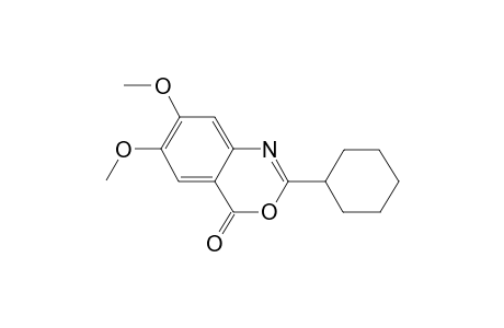 2-Cyclohexyl-6,7-dimethoxy-4H-3,1-benzoxazin-4-one