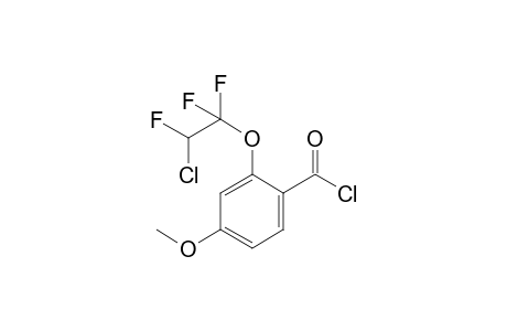 2-(2-chloro-1,1,2-trifluoroethoxy)-4-methoxybenzoyl chloride