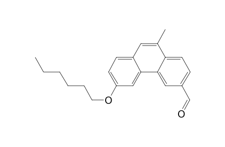 6-( Hexyloxy)-10-methyl-9-phenanthrenecarbaldehyde
