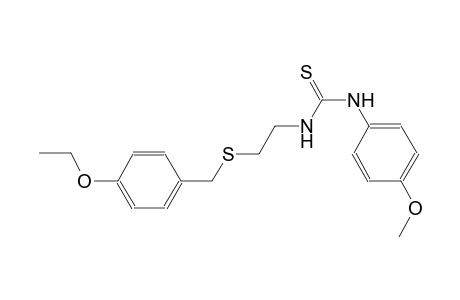 N-{2-[(4-ethoxybenzyl)sulfanyl]ethyl}-N'-(4-methoxyphenyl)thiourea