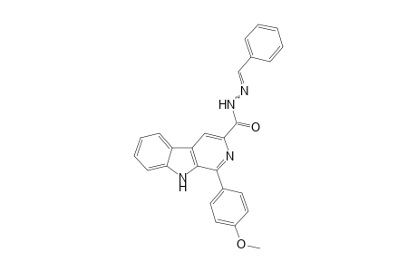 1-(4-Methoxyphenyl)-N'-(benzylidene)-9H-pyrido[3,4-b]indole-3-carbohydrazide