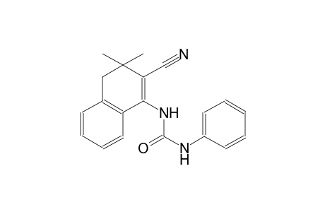 urea, N-(2-cyano-3,4-dihydro-3,3-dimethyl-1-naphthalenyl)-N'-phenyl-