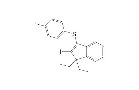 (1,1-Diethyl-2-iodo-1H-inden-3-yl) (p-tolyl) sulfide