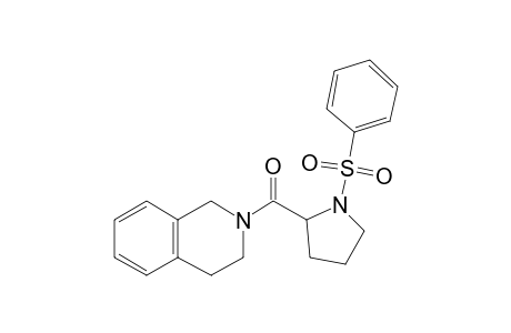 2-((Phenylsulfonyl)prolyl)-1,2,3,4-tetrahydroisoquinoline