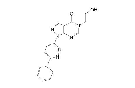5-(2-Hydroxyethyl)-1-(6-phenyl-pyridazin-3-yl)-1,5-dihydropyrazolo[3,4-d]pyrimidin-4-one