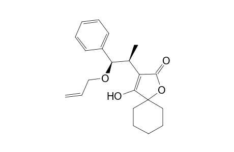 3-(2'R-Allyloxy-1S'-methyl-2'-phenyl)ethyl-4-hydroxy-1-oxaspiro[4.5]dec-3-en-2-one