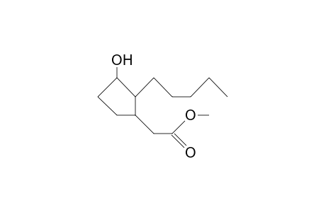 1-Hydroxy-4-methoxycarbonylmethyl-5-pentyl-cyclopentane