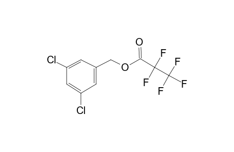 3,5-Dichlorobenzyl alcohol, pentafluoropropionate