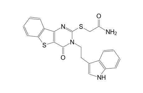 2-({3-[2-(1H-indol-3-yl)ethyl]-4-oxo-3,4-dihydro[1]benzothieno[3,2-d]pyrimidin-2-yl}sulfanyl)acetamide