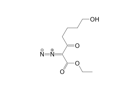 Heptanoic acid, 2-diazo-7-hydroxy-3-oxo-, ethyl ester