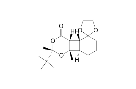 4.alpha.-tert-Butyl-1.alpha.,7.beta.,8.beta.-trihydro-2.beta.,4.beta.-dimethyl-3,5-dioxa-9.alpha.,9.beta.-(ethylenedioxy)-6-oxotricyclo[6.4.0.0(2,7)]dodecane