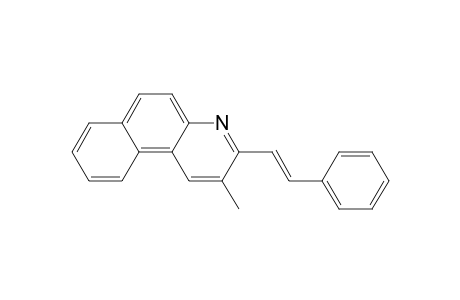 1-Azaphenanthrene, 3-methyl-2-(2-phenylethenyl)-