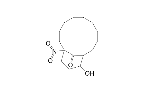 Bicyclo[9.3.1]pentadecan-15-one, 12-hydroxy-1-nitro-