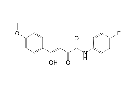 (3Z)-N-(4-fluorophenyl)-4-hydroxy-4-(4-methoxyphenyl)-2-oxo-3-butenamide