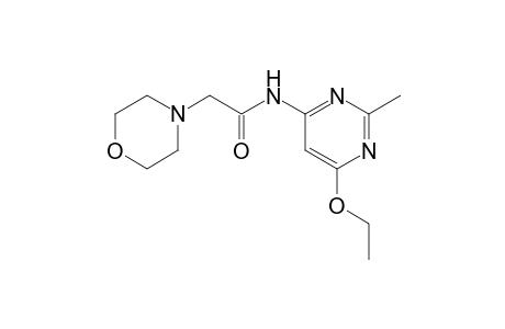 6-ethoxy-2-methyl-4-(2-morpholinoacetamido)pyrimidine