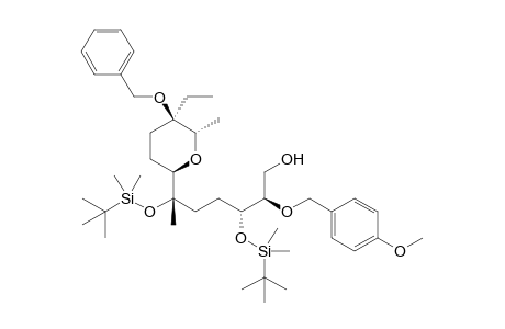 (2R,3R,6S)-6-[(2R,5R,6S)-5-benzyloxy-5-ethyl-6-methyltetrahydropyran-2-yl]-3,6-bis(tert-butyldimethylsilyloxy)-2-(4-methoxybenzyloxy)heptan-1-ol