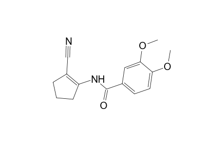 Benzamide, N-(2-cyanocyclopent-1-enyl)-3,4-dimethoxy-