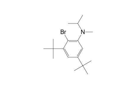 2-Bromo-1,5-di(t-butyl)-3-( isopropylmethylamino )benzene